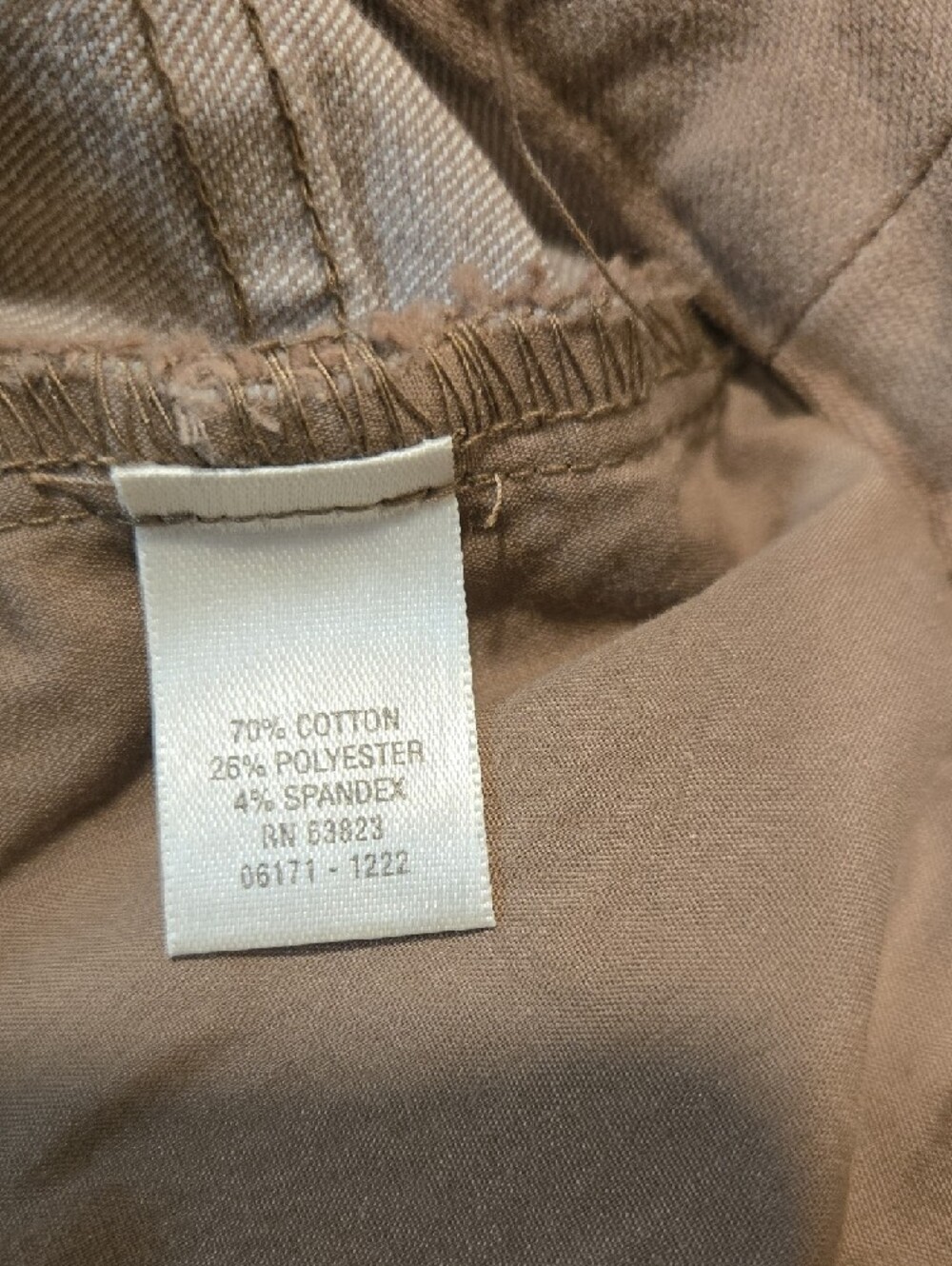 CJ Banks Jeans With Zipper Closure in Taupe - Picture 4 of 7